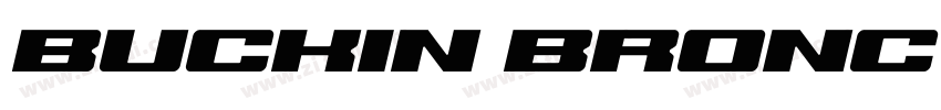 Buckin Bronc Expand字体转换